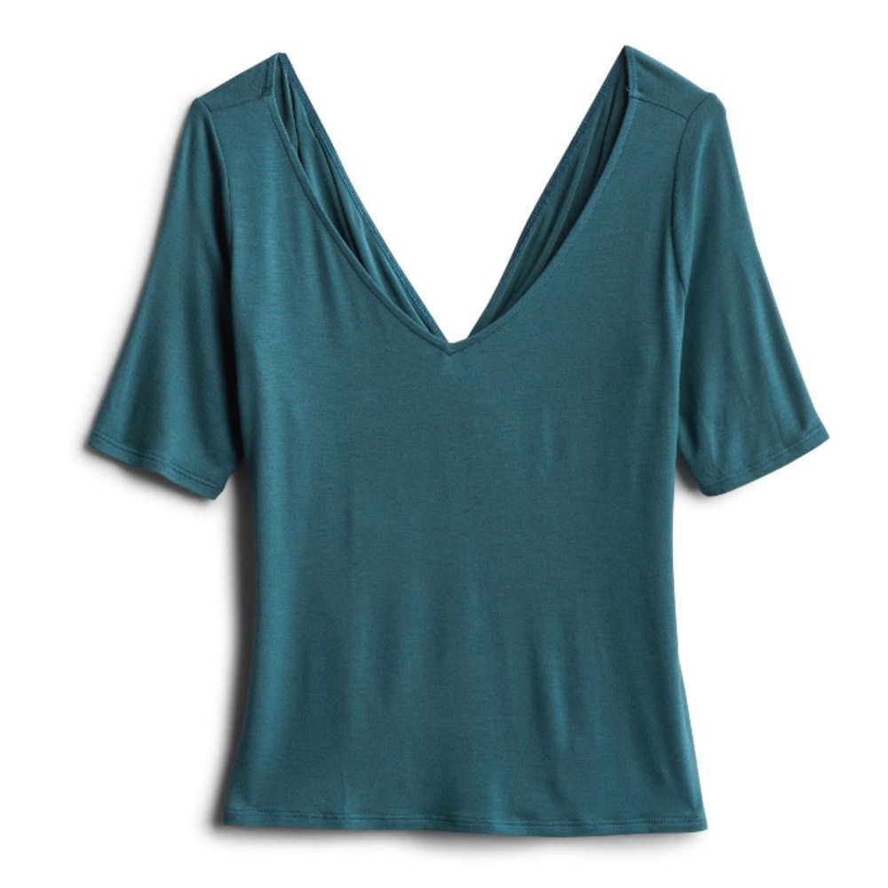 Nine Britton Twist Open Back Knit Top